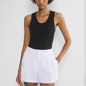 Aritzia ‘Effortless’ White High Waist Women's Mini Shorts